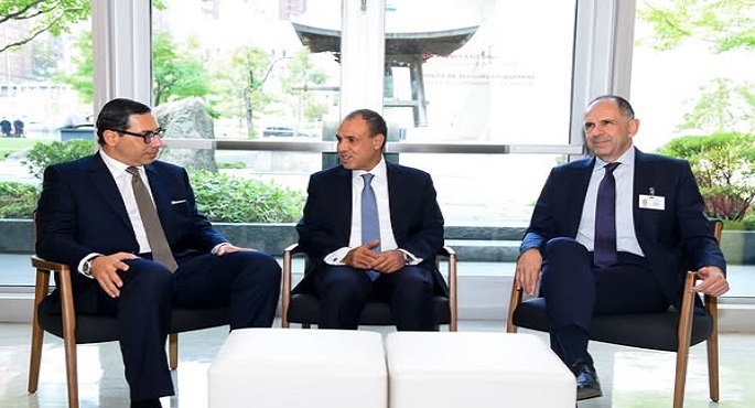 بالصور.. وزير الخارجية يعقد اجتماعاً ثلاثياً مع نظيريه اليونانى والقبرصى على هامش اجتماعات الجمعية العامة للأمم المتحدة