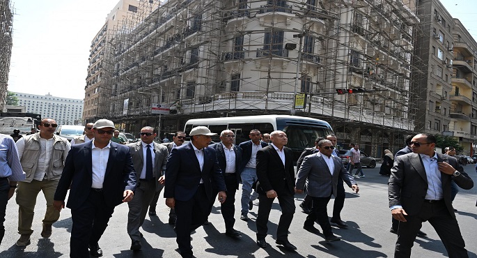 رئيس الوزراء يتفقد مشروع تحسين الصورة البصرية للقاهرة الخديوية ضمن مشروعات القاهرة التاريخية