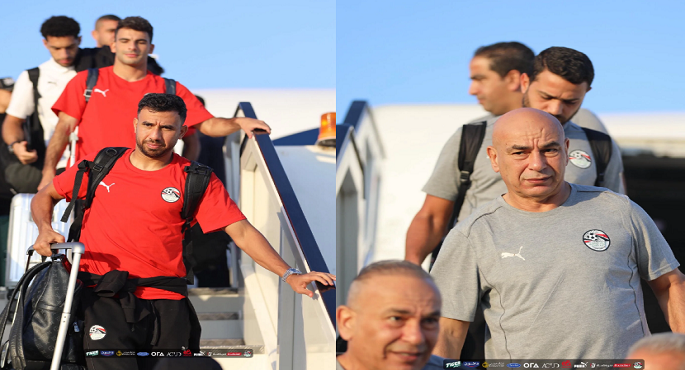 بعثة منتخب مصر تصل القاهرة بعد التعادل مع بوركينا فاسو