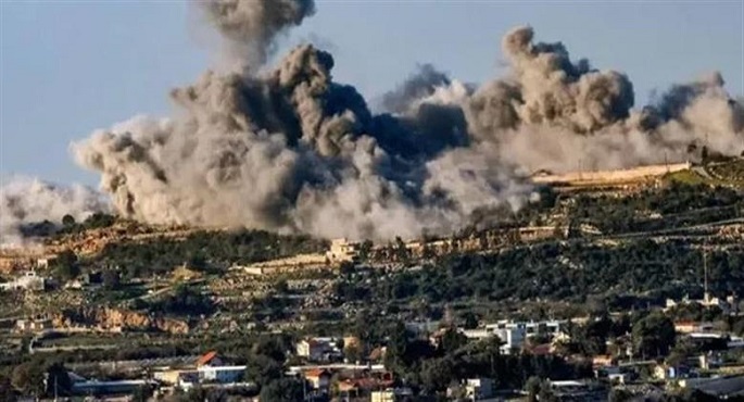 الطيران الإسرائيلى يستهدف منزلا فى أطراف شبعا بجنوب لبنان