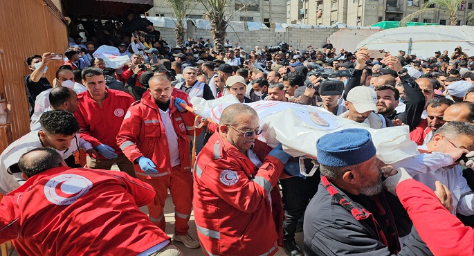 “أوتشا”: إسرائيل استهدفت 640 عاملا إغاثيا منذ بدء الحرب على غزة