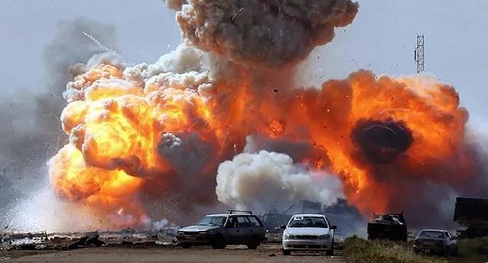 إصابة 16 شخصا جراء انفجار أحد مخازن الذخيرة فى مصراتة الليبية