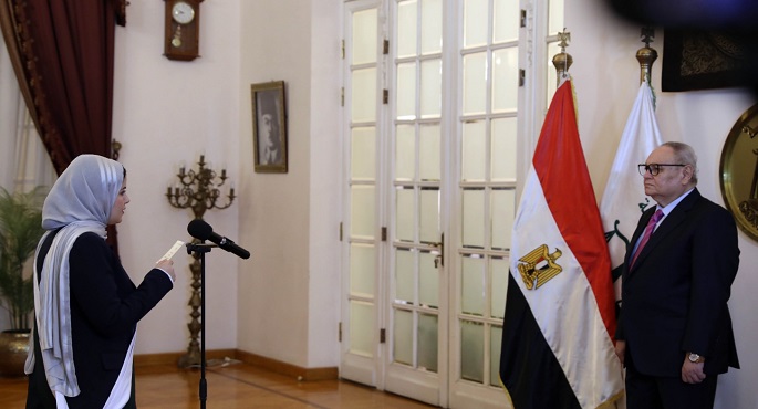 القضاة والقاضيات الجدد يؤدون اليمين القانونية أمام رئيس مجلس الدولة