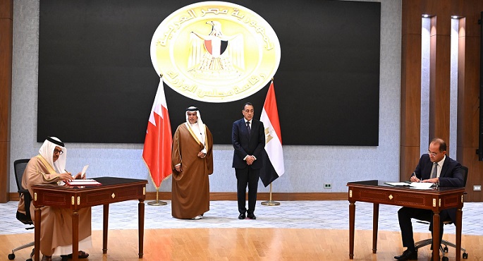 بالصور.. مدبولى وولي عهد البحرين يشهدان توقيع 8 وثائق لتعزيز التعاون الثنائى بين الجانبين
