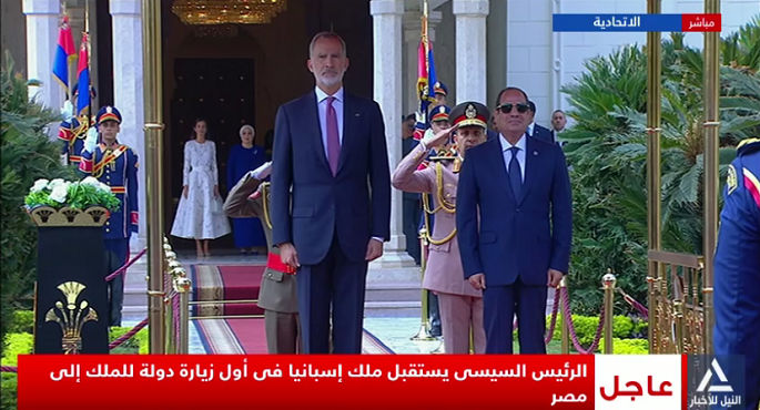 الرئيس السيسى يبحث مع ملك إسبانيا تعزيز العلاقات الثنائية وتطورات القضية الفلسطينية