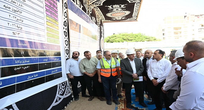 رئيس الوزراء يتفقد الأعمال الإنشائية لمشروع مستشفى أشمون المركزى الجديد