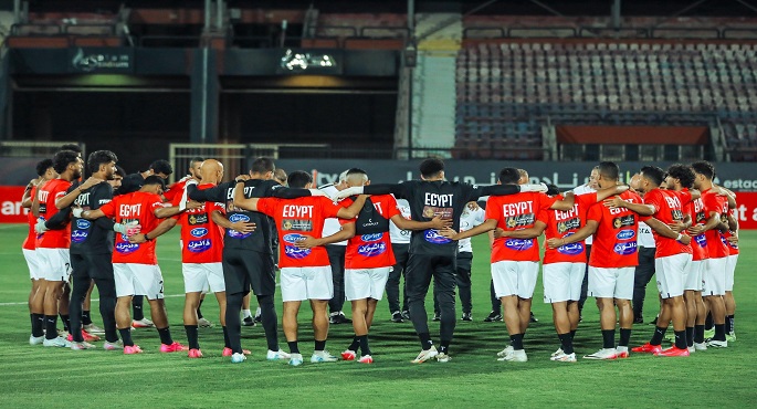 المنتخب يخوض مرانه الأول استعدادًا لمواجهة إثيوبيا فى تصفيات كأس العالم