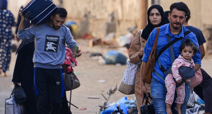 الجيش الإسرائيلى يعلن عن “مسار مؤقت” 48 ساعة لخروج السكان من مدينة غزة