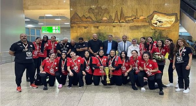 وزارة الرياضة تستقبل بعثة منتخب شابات “اليد” بعد التتويج ببطولة إفريقيا والتأهل لكأس العالم