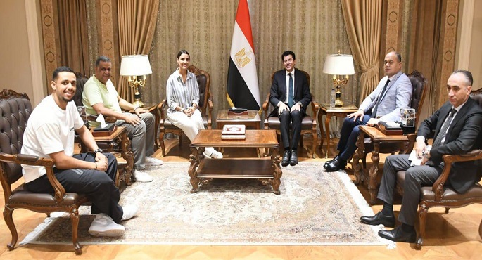 وزير الرياضة: مصر تمتلك رصيدا كبيرا من المواهب والإنجازات فى رياضة الإسكواش