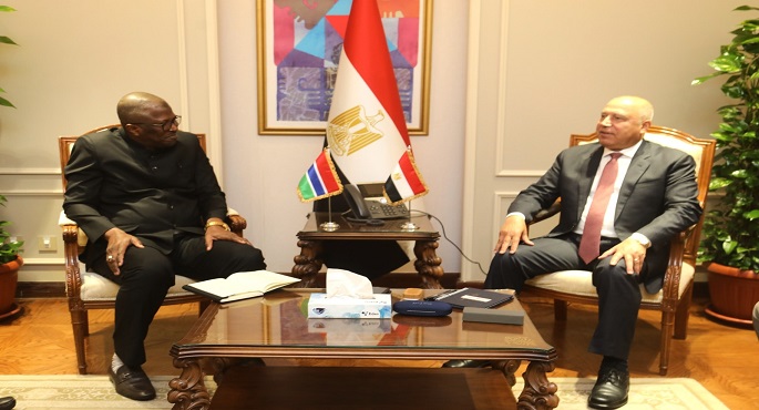 مصر وجامبيا تبحثان فرص التعاون فى قطاعات النقل والبنية التحتية والصناعة
