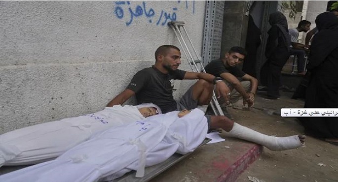 استشهاد فلسطينيين اثنين فى قصف إسرائيلى على جنوبى غزة