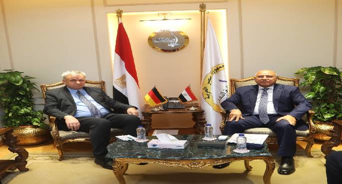 كامل الوزير يبحث مع سفير ألمانيا بالقاهرة سبل تعزيز التعاون المشترك