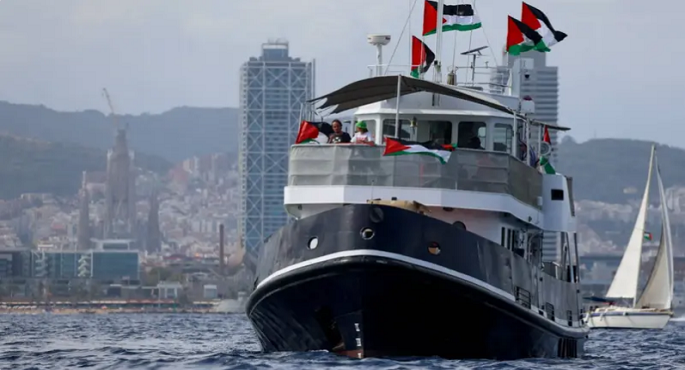 إسرائيل تعلن عدم نجاح أى سفينة من «أسطول الصمود» فى كسر حصار غزة