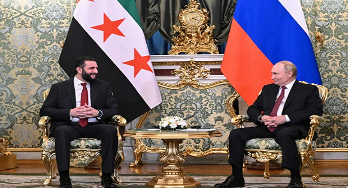 الشرق الأوسط: كيف رسم أول لقاء بين بوتين والشرع ملامح العلاقة الروسية السورية الجديدة؟