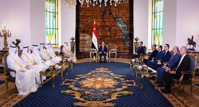 الرئيس السيسى يستقبل رئيس مجلس الوزراء الكويتى ويؤكد عمق العلاقات الاستراتيجية بين البلدين
