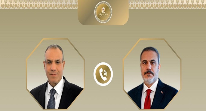 وزير الخارجية ونظيره التركى يشددان على أهمية تثبيت الاتفاق والتهدئة فى قطاع غزة