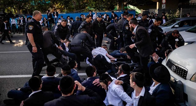 استنفار أمنى واسع فى القدس قبيل انطلاق أضخم تظاهرة للحريديم