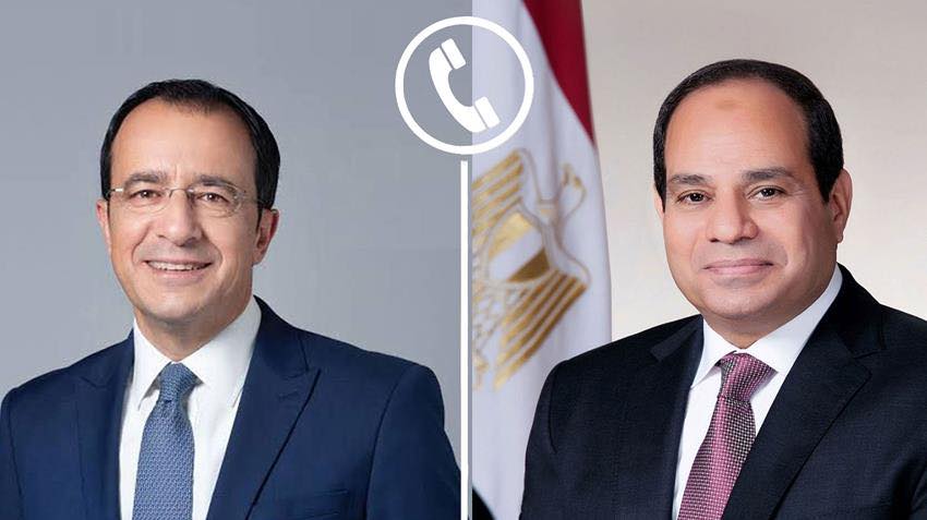 الرئيس السيسى يتلقى اتصالًا من رئيس قبرص ناقشا فيه اتفاق شرم الشيخ وتعزيز العلاقات الثنائية