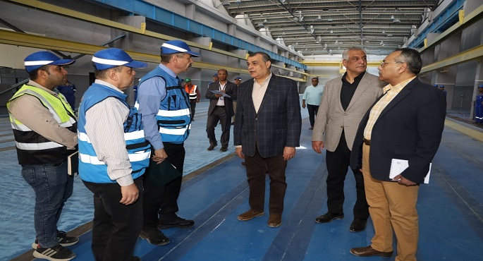بالصور.. وزير الدولة للإنتاج الحربى يتابع مراحل التصنيع العسكرى والمدنى بشركة حلوان للآلات والمعدات (مصنع 999 الحربى)