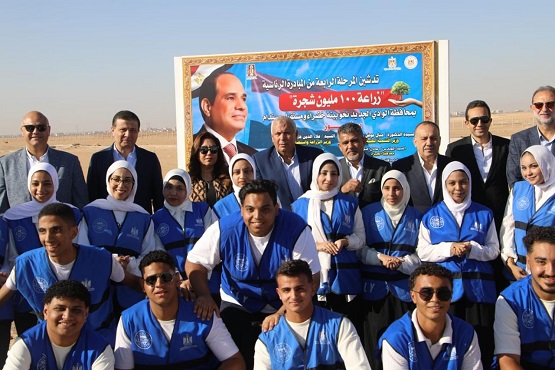 وزيرا التنمية المحلية و الزراعة يطلقان المرحلة الرابعة من المبادرة الرئاسية لزراعة ١٠٠ مليون شجرة