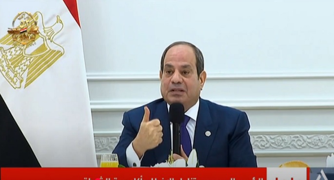 بالفيديو.. الرئيس السيسى: مشروع ضخم جدا لصياغة وبناء مؤسسات الدولة
