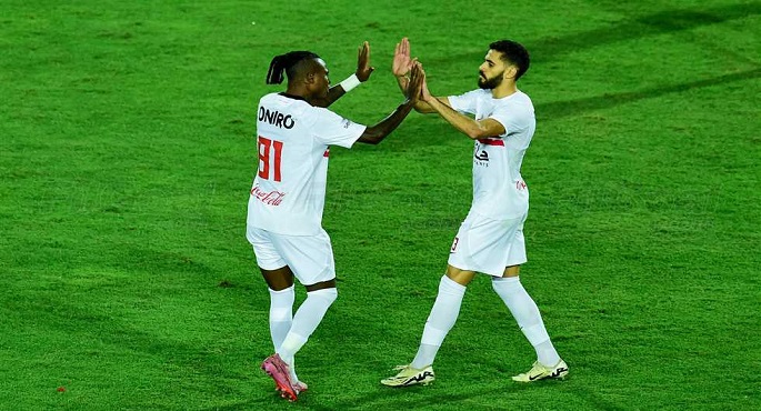 الزمالك يتعادل مع البنك الأهلى 1-1 بالدورى الممتاز