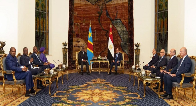الرئيس السيسى يؤكد دعم مصر الكامل لسيادة جمهورية الكونغو الديمقراطية ووحدة وسلامة أراضيها