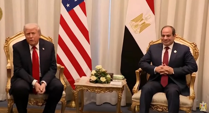 بالفيديو .. قبيل انطلاق قمة شرم الشيخ .. ترامب: الرئيس السيسى قام بجهد عظيم وعمل رائع لوقف حرب غزة