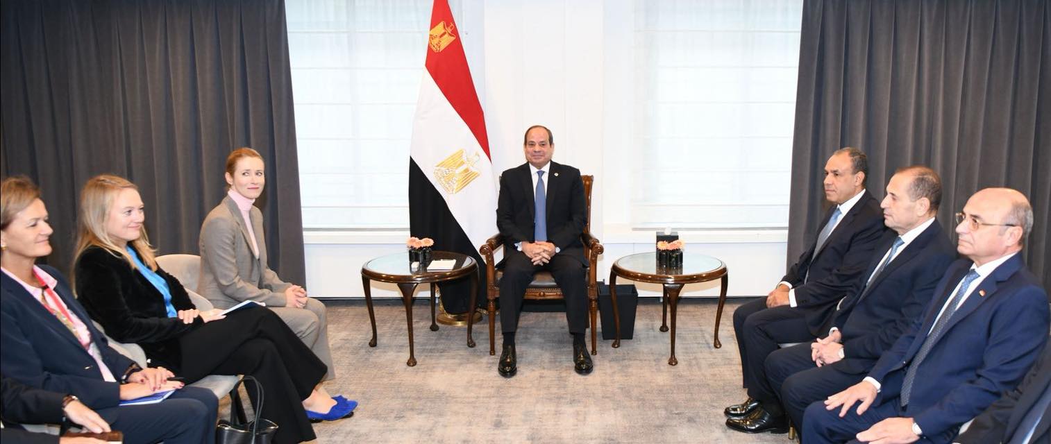 السيسى يتطلع للتعاون مع الاتحاد الأوروبى لتنفيذ الاتفاق وخطة ترامب وتثبيت وقف إطلاق النار فى غزة