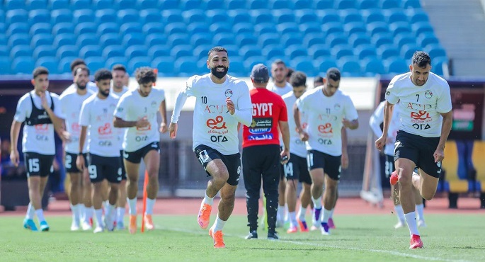 المنتخب الوطنى يختتم تدريباته استعدادا لمواجهة جيبوتى غدا الأربعاء