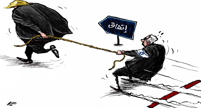 ترامب يجبر نتنياهو على الموافقة على اتفاق ينهى الحرب فى غزة