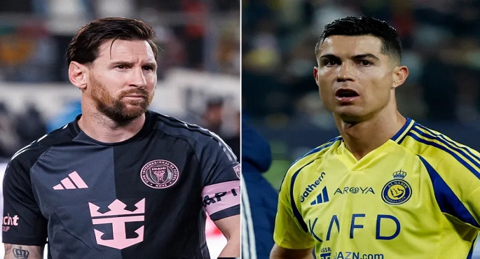 ميسى يرد على إنجاز كريستيانو رونالدو