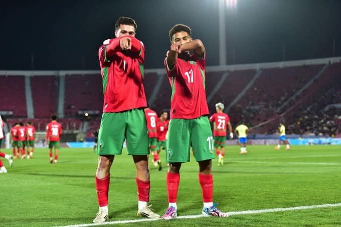 المغرب تكسب البرازيل 2-1 وتتأهل لثمن نهائى كأس العالم تحت 20 عاما