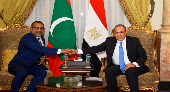 بالصور .. وزير الخارجية: علاقات تاريخية مع المالديف.. وتوجيهات من الرئيسين بالعمل على تطويرها
