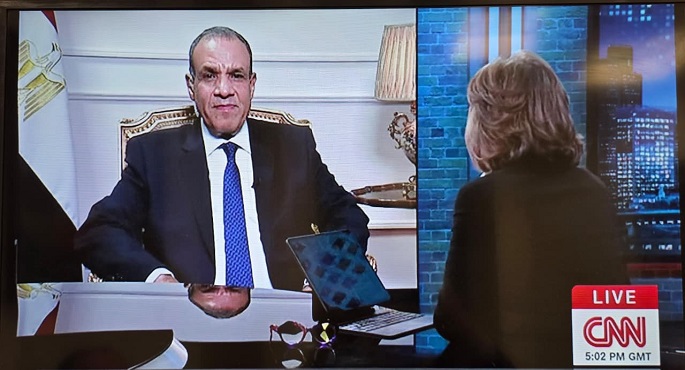 وزير الخارجية يستعرض مع وسائل الإعلام الأجنبية جهود مصر فى إنهاء حرب غزة
