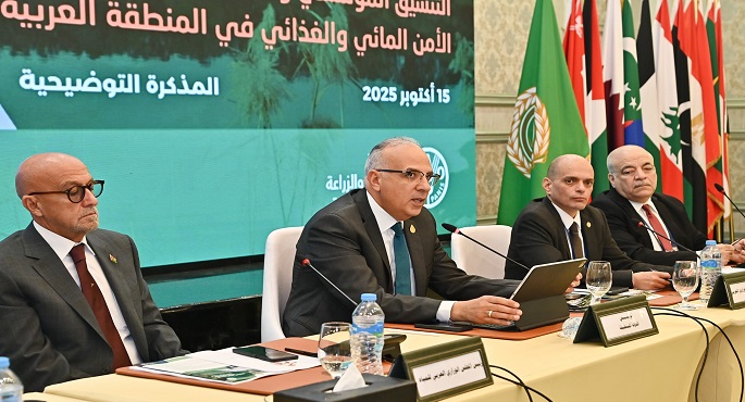 مصر والأردن يفتتحان اجتماع المجلس الوزارى المشترك الثالث لوزراء المياه والزراعة العرب