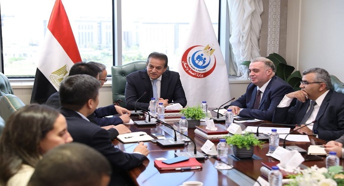بالصور.. وزير الصحة يبحث مع ممثلى شركة “هيك فيچن” تعزيز التعاون فى الذكاء الاصطناعى بالقطاع الصحى
