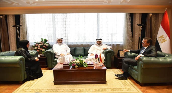 مصر وقطر تبحثان سبل تعزيز التعاون الصحى وتبادل الخبرات