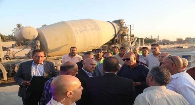 وزير الصناعة والنقل يتفقد مشروعات تطوير الطريق الدولى الساحلى وإنشاء طريق حر شرق الرياح التوفيقى
