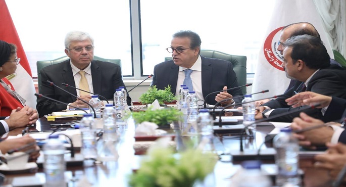 وزيرا الصحة والتعليم العالى يعقدان أول اجتماع للجنة التنسيقية الدائمة لتوحيد الرؤى