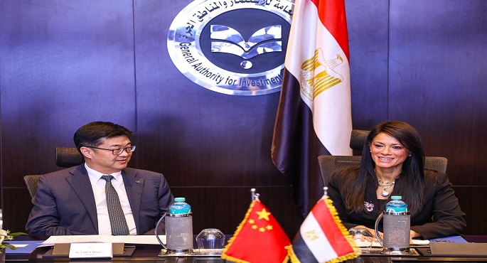 المشاط تبحث مع رئيس بنك التصدير والاستيراد الصينى سبل زيادة استثمارات البنك فى مصر