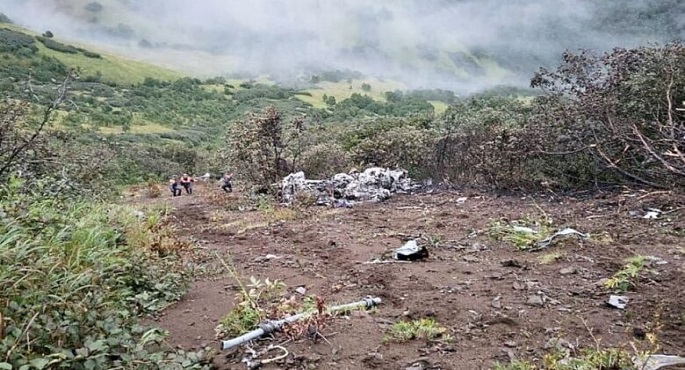 مقتل 4 أشخاص بتحطم مروحية سياحية فى جمهورية داغستان الروسية