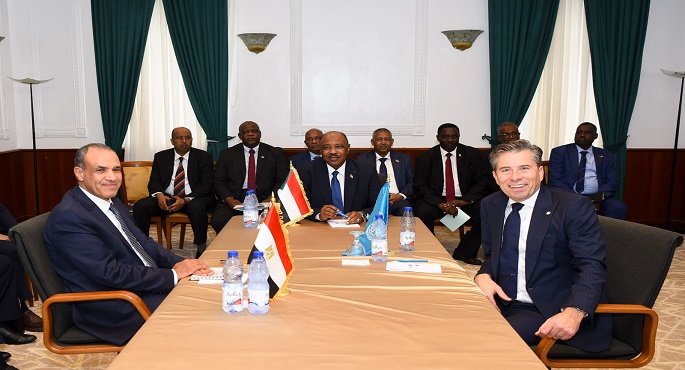 وزيرا خارجية مصر والسودان ووكيل السكرتير العام للأمم المتحدة يبحثون الجهود الإنسانية فى السودان