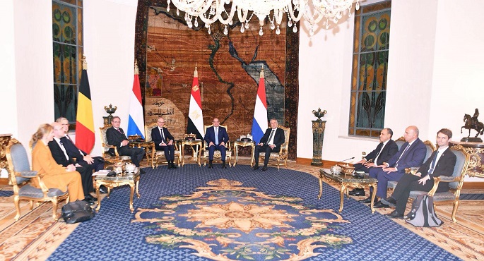 الرئيس السيسى يؤكد متانة العلاقات بين مصر ودول تجمع البنلوكس