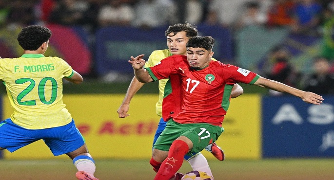 منتخب المغرب يودع مونديال الناشئين بخسارته أمام البرازيل ١-٢
