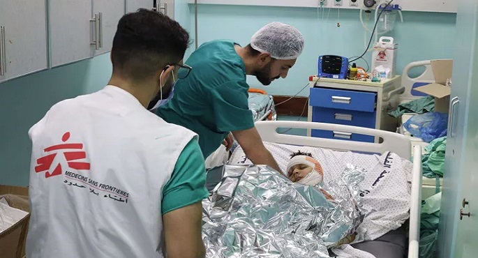 منظمة “أطباء بلا حدود” تدعو المجتمع الدولى للضغط على إسرائيل للسماح بدخول المواد الضرورية لغزة