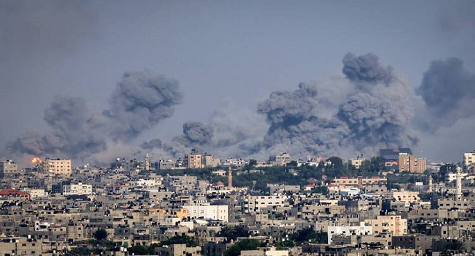 استشهاد 9 فلسطينيين فى قصف الاحتلال الإسرائيلى على قطاع غزة