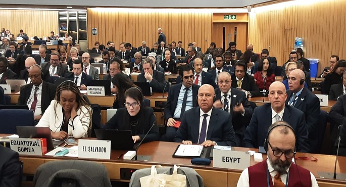 كامل الوزير: مصر تؤكد التزامها بالعمل مع أعضاء المنظمة البحرية الدولية من أجل الوصول لملاحة آمنة فى بحار نظيفة