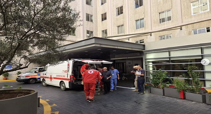 الصحة اللبنانية: 7 جرحى فى غارة إسرائيلية على بلدة بنت جبيل